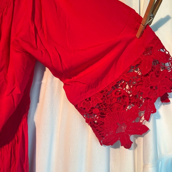 Lane Bryant Blouse Red size 18 - Picture 7 of 10